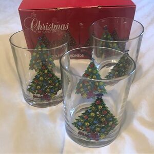 3 Christmas by Carlton 14 oz Old Fashioneds